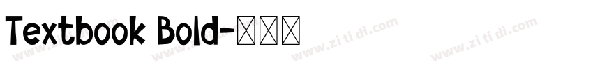 Textbook Bold字体转换 Textbook Bold字体转换